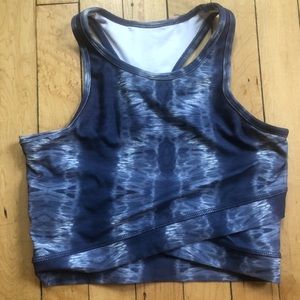 Exercise/yoga crop top